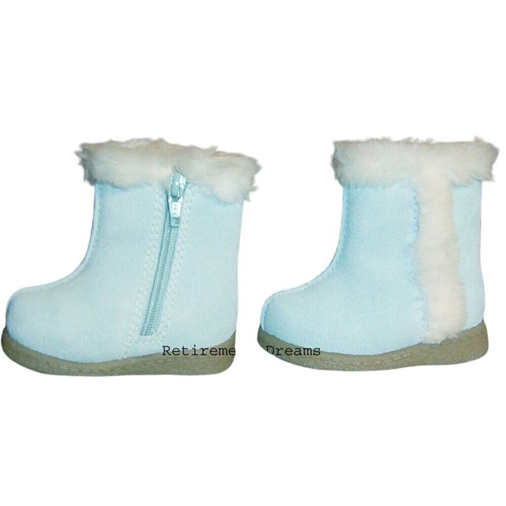 Gymboree Size 01 Infant Girls Snow Boots Faux Fur Lined Leather Crib Shoes NEW